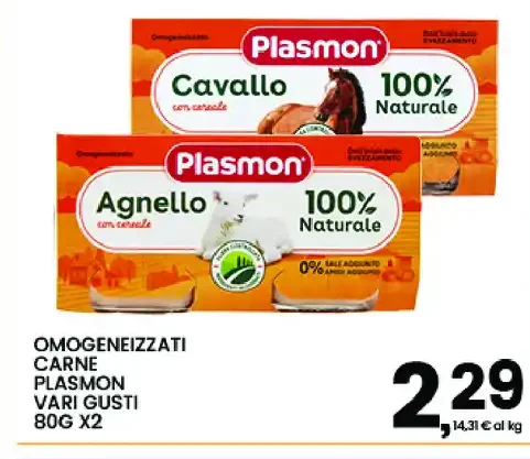 Omogeneizzati carne Plasmon
