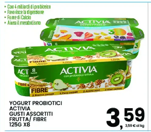 Yogurt probiotici Activia