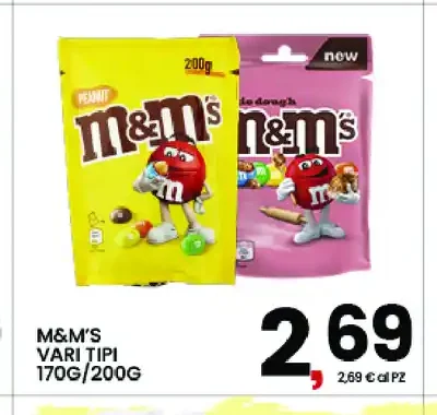 M&M's vari tipi