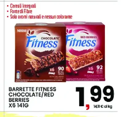 Barrette Fitness cioccolate/red berries