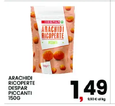 Arachidi ricoperte piccanti