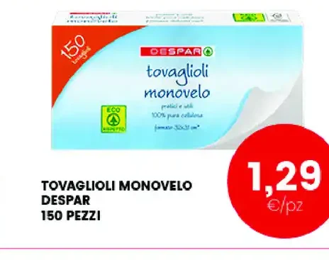 Tovaglioli monovelo