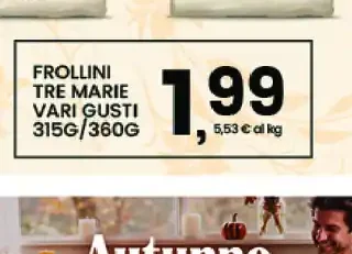Frollini Tre Marie vari gusti