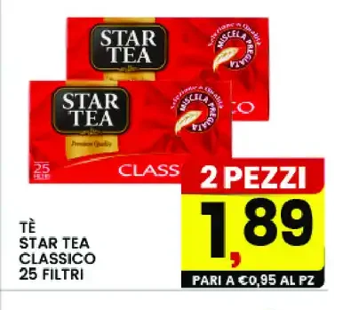 Tè Star Tea classico 25 filtri
