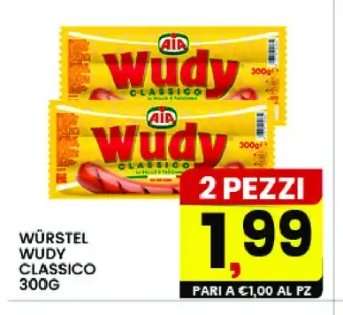 Würstel Wudy classico 300g