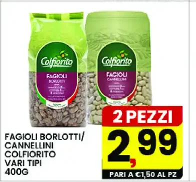 Fagioli borlotti/cannellini Colfiorito vari tipi 400g