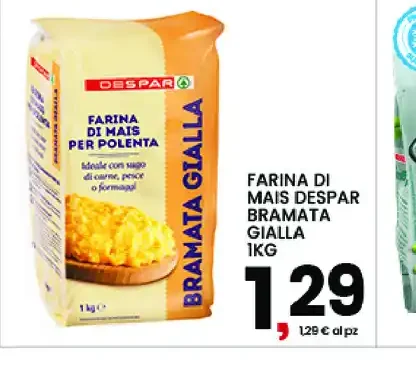 Farina di mais bramata gialla