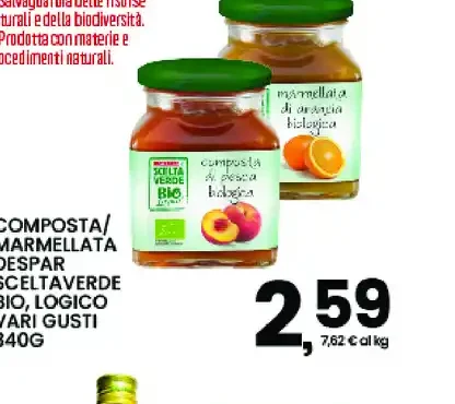 Composta/marmellata Despar Scelta Verde biologica