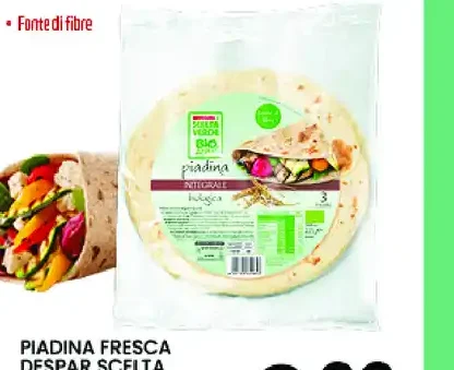Piadina fresca biologica