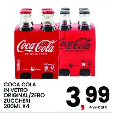 Coca-Cola in vetro assortita