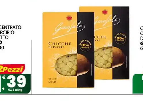 Chicche o gnocchi di patate Garofalo GR.500