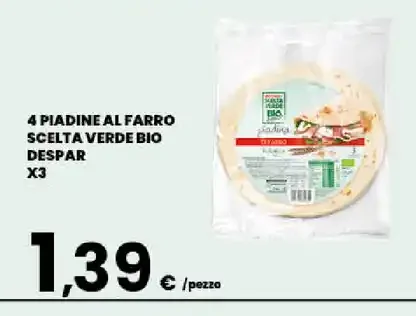 Piadina al farro biologica
