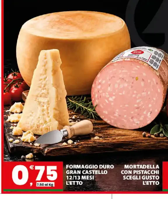 Formaggio duro Gran Castello