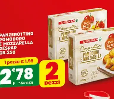 Panzerottino pomodoro e mozzarella Despar