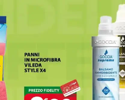 Panni in microfibra Vileda
