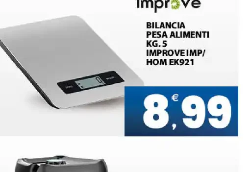 Bilancia pesa alimenti Improve