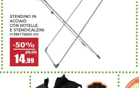 Stendino in acciaio