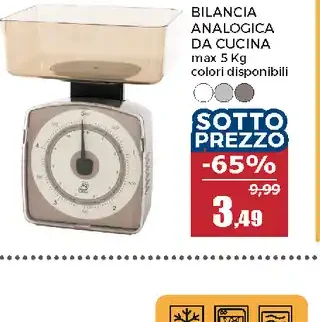 Bilancia analogica da cucina