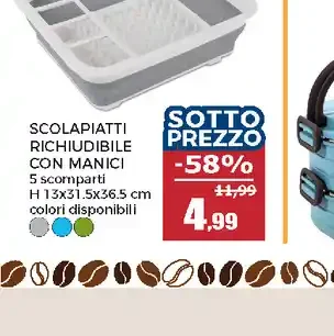 Scolapiatti richiudibile