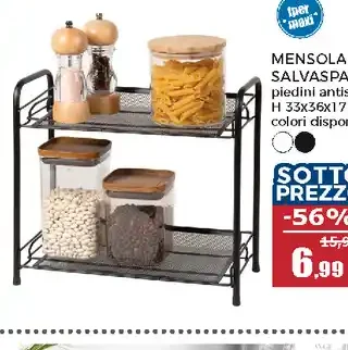 Mensola salvaspazio
