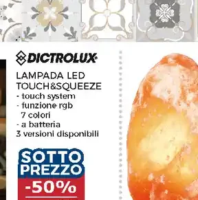 Lampada LED touch&squeeze