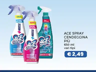 Ace spray candeggina più