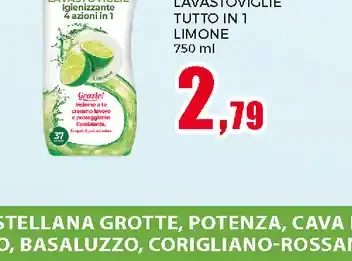 Gel lavastoviglie tutto in 1 limone