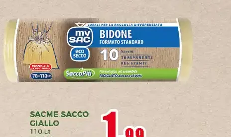 Sacme sacco giallo
