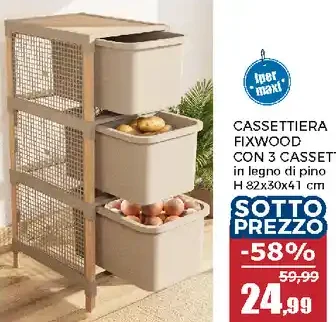 Cassettiera Fixwood