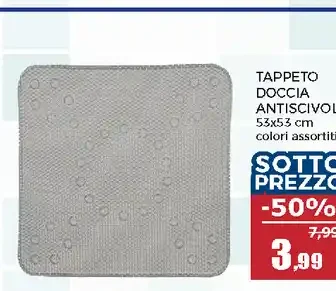 Tappeto doccia antiscivolo