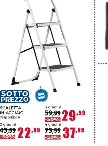 Scaletta in acciaio