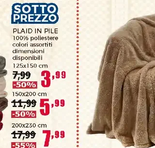 Plaid in pile