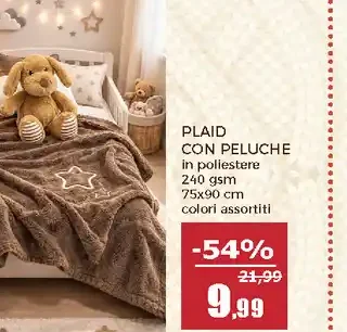 Plaid con peluche