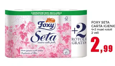 Foxy Seta carta igienica