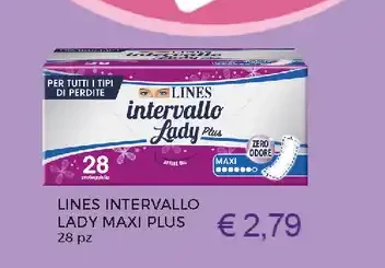 Lines Intervallo Lady Maxi Plus