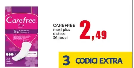 Carefree Maxi Plus Disteso