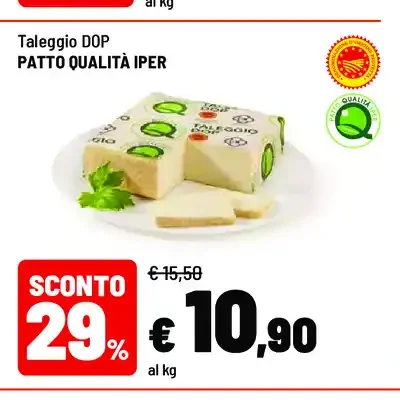 Taleggio DOP Patto Qualità Iper