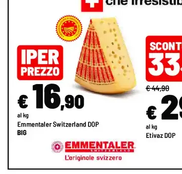 Emmentaler Switzerland DOP Big