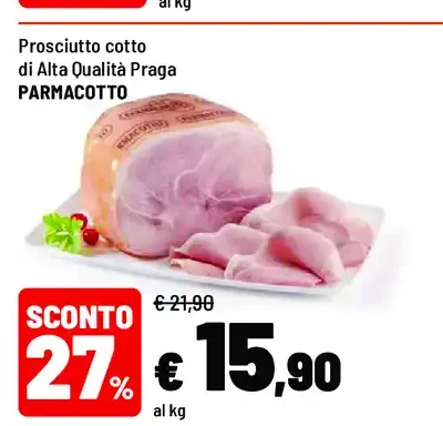 Prosciutto cotto di Alta Qualità Praga Parmacotto