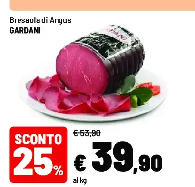 Bresaola di Angus Gardani