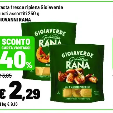 Pasta fresca ripiena Gioiaverde gusti assortiti
