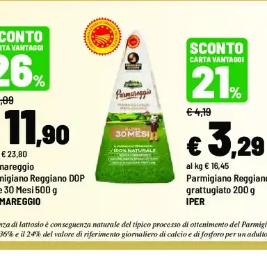 Parmigiano Reggiano DOP Oltre 30 Mesi
