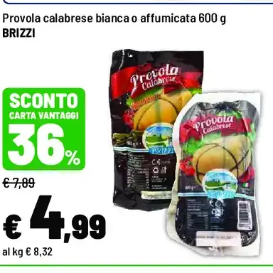Provola calabrese bianca o affumicata