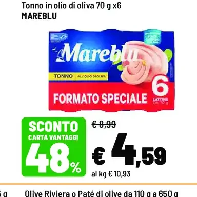 Tonno in olio di oliva