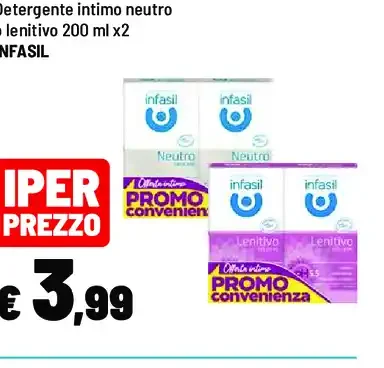 Detergente intimo Infasil