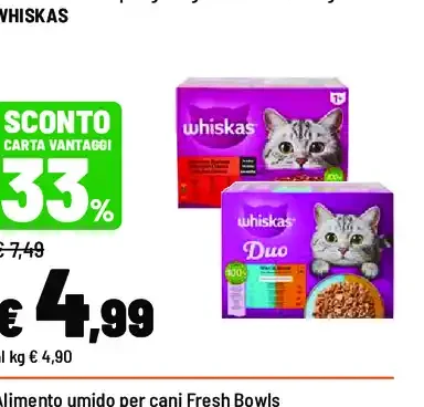 Alimento umido per gatti Whiskas
