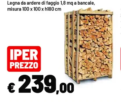 Legna da ardere di faggio