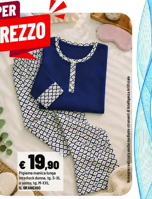 Pigiama manica lunga