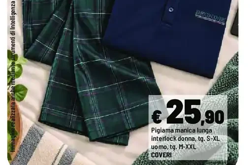 Pigiama manica lunga interlock