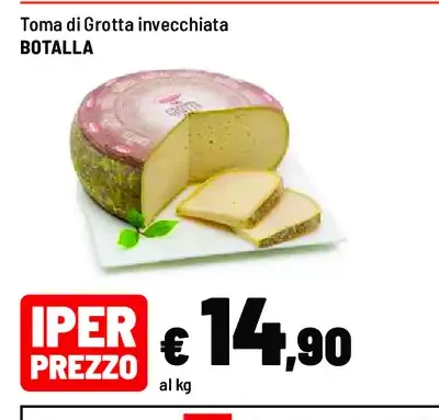 Toma di Grotta invecchiata